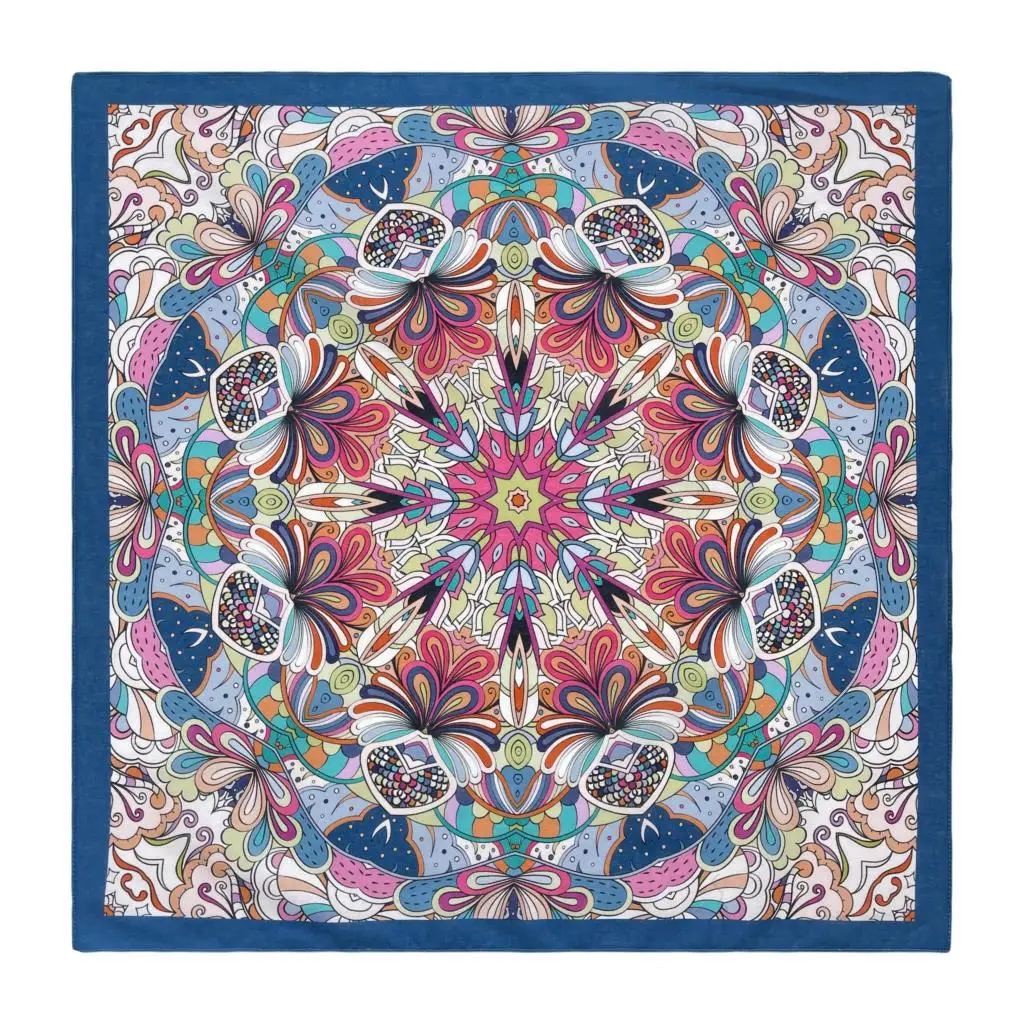 Square Scarf Headband Paisley Gifts for Women/Girl printed square women scarves