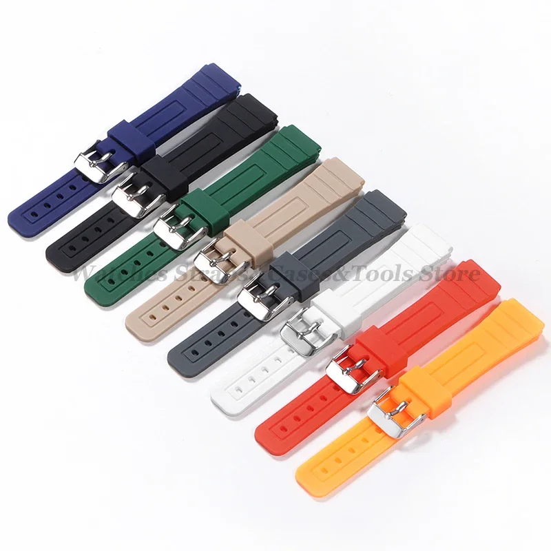 รูปสินค้า ยางซิลิโคน 18 มม. สำหรับ Casio สายนาฬิกา SportBracelet