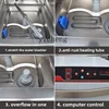 ZC Commercial Dishwasher Automatic Bar Cup Washer Restaurant Cafe Undercounter Cup Washer 5