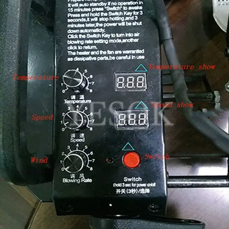 Flex Banner Welding Machine For Grid Spray Painting Cloth Light Welder Hot Air Spell Tool with PVC Polyethylene Material 220V