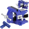 Heavy Duty Bench Vise 4.5 Inch: Table Clamp Woodworking Vice Press Drill Tools Workbench Wood Metal Pipe Work Shop Block Swivel 1