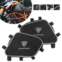 Waterproof Motorcycle Frame Crash Bar Storage Bag (SOYAVISION logo)
