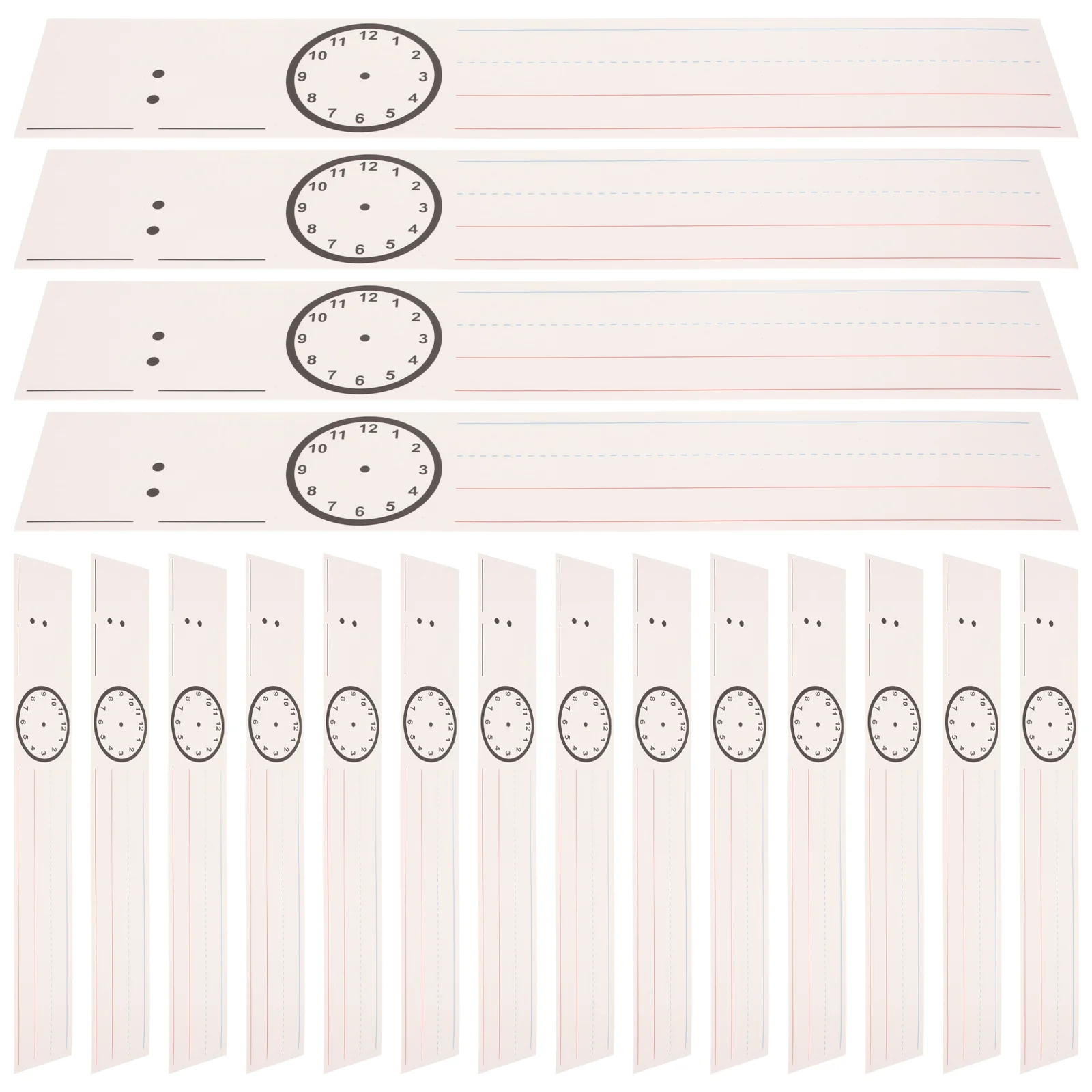 

Детские часы, Обучающие полоски, бумажные слова для учителей с линейками, надпись сухого стирания, награды для дома, школы и офиса