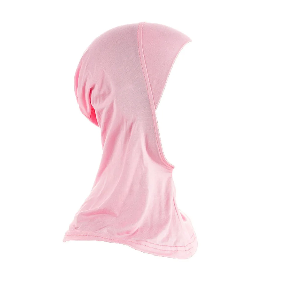 Plain hijab scarf Modal Hijab scarf Cap Muslim Underscarf Head cover Shawls for Women Solid Grey Pink Blue Purple White Khaki