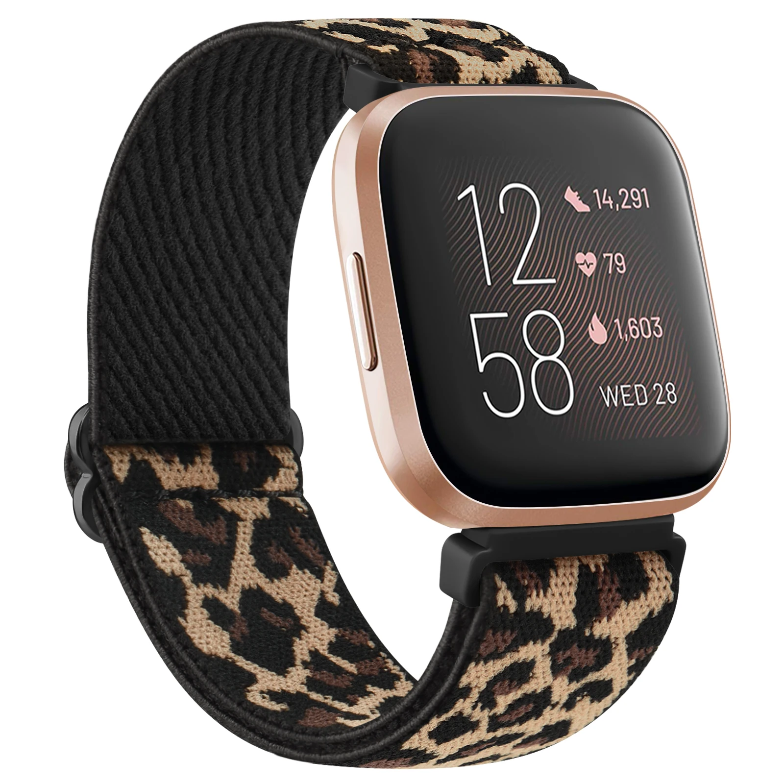 Breathable Nylon Loop Elastic Strap for Smart Watches – Soft Sport Replacement Band