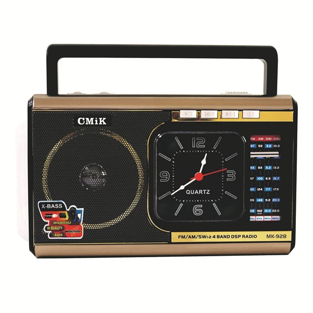 Cmik Mk132 Portable MultiFrequency Radio USB TF Card Play Tape Music