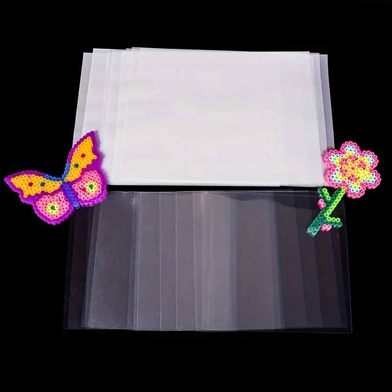 7 Types 5mm Practical PE Clear Square Melting Bead Fuse Bead Puzzles Large Pegboards Board Circle Template