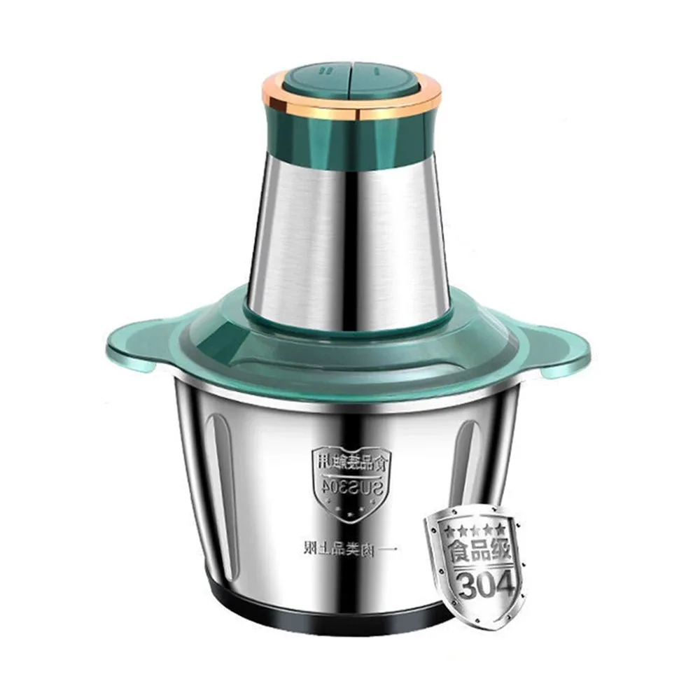 3L Portable Household Meat Mincer Grinder Vegetable Food Processor Chopper Kitchen Multifunction Stainless Steel Slicer Machine 6