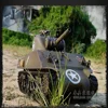 Rc Henglong Large Remote Control Tank Sherman M4a3 Multi Functional Battle Simulation Tank Toy Model New Year Gift For Child 2