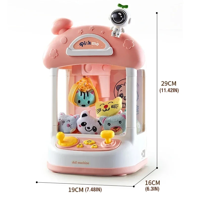 Claw doll Machine Capsule Coin Candy Catcher Crane Interactive Toys Kids Playhouse Education Toys Children Gift