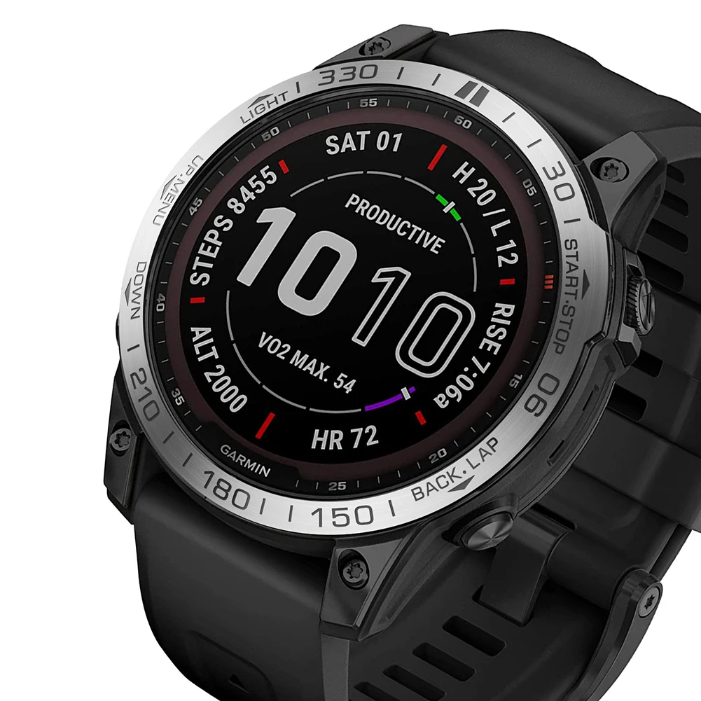 Stainless Steel Bezel Metal Cover for Smartwatch - Protective Accessory