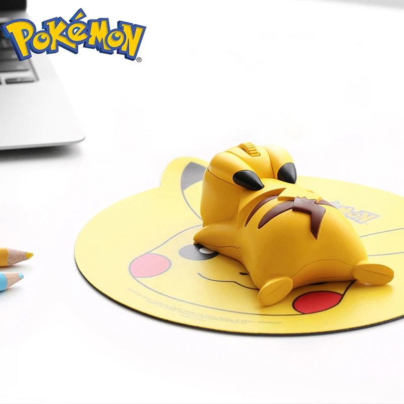 Pokemon ratón inalámbrico para portátil, accesorios Kawaii Pikachu ...