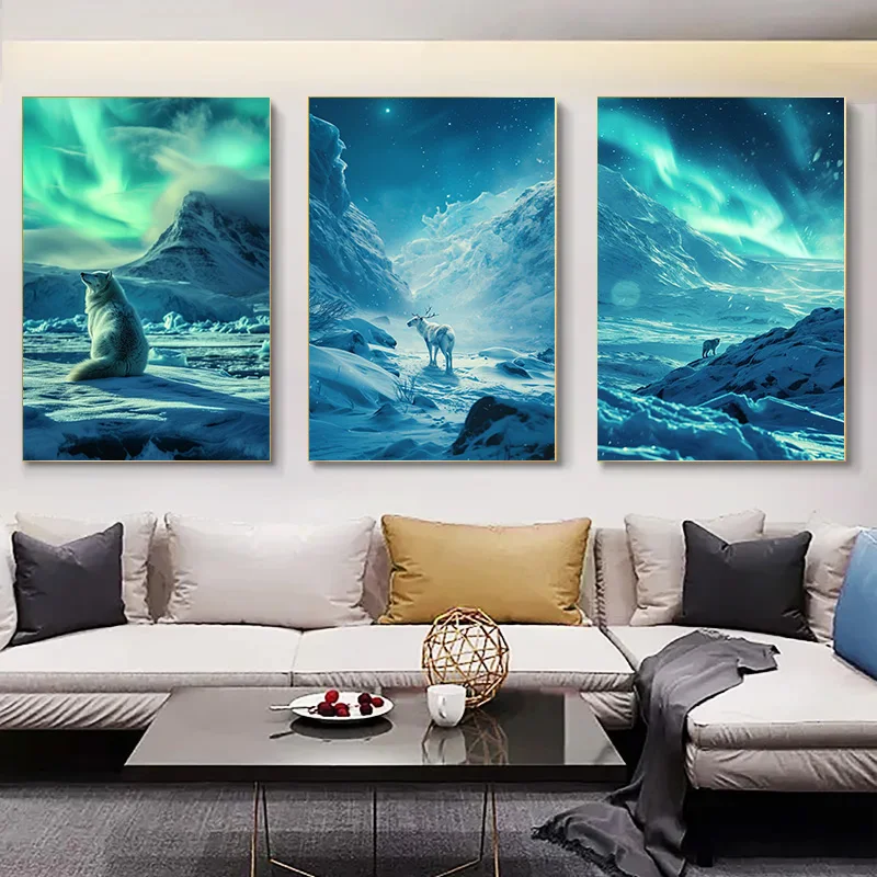 

1 шт., постеры для украшения стен с животными