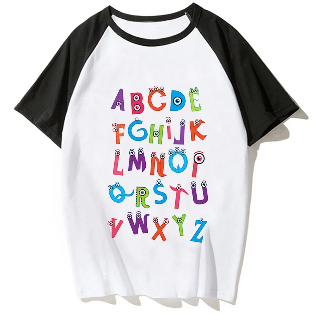 

Alphabet Tee men designer graphic comic t-shirts boy designer clothing