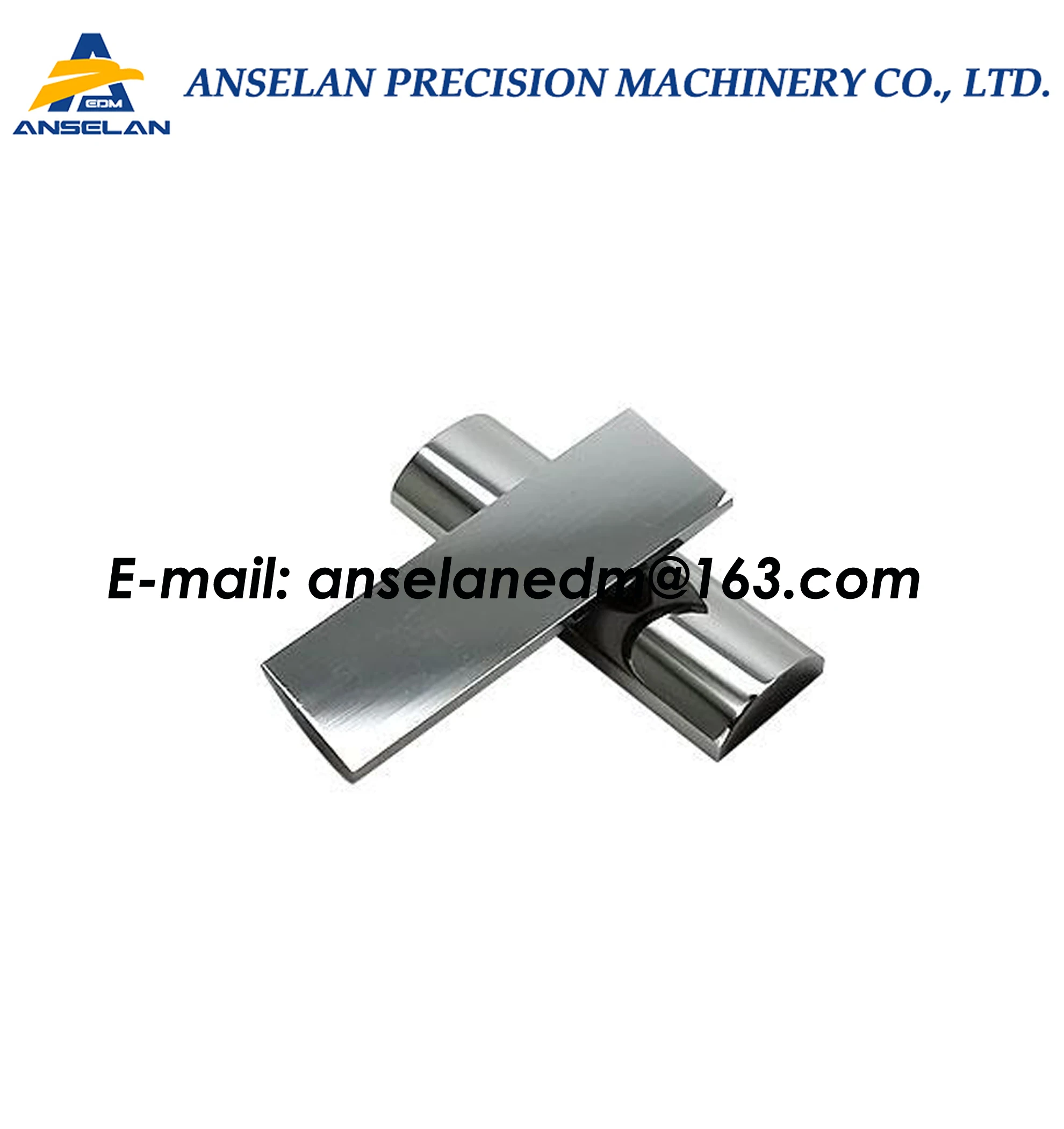 

(2pcs) A290-8101-X750 edm Power Feed Contact F005 23x7.7x2.8tmm for Fanuc 0A,0B,1A,1B series wedm machines edm electrode pin