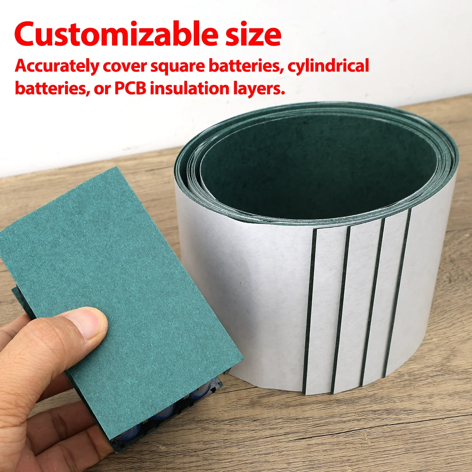 1-4 Meters 18650 Battery Pack Insulation Sticker Paper Li-ion Pack Cell Insulating Glue Fish Tape Warp Electrode Insulated Pads