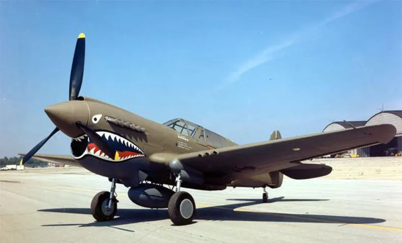 P-40 Airplane Car Air Freshener Creative Propeller Vent Diffuser_voghion.com