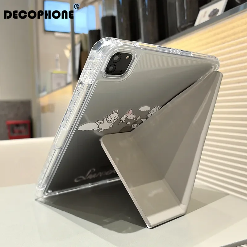 Sweet Girl Angel Foldable Tablet Case