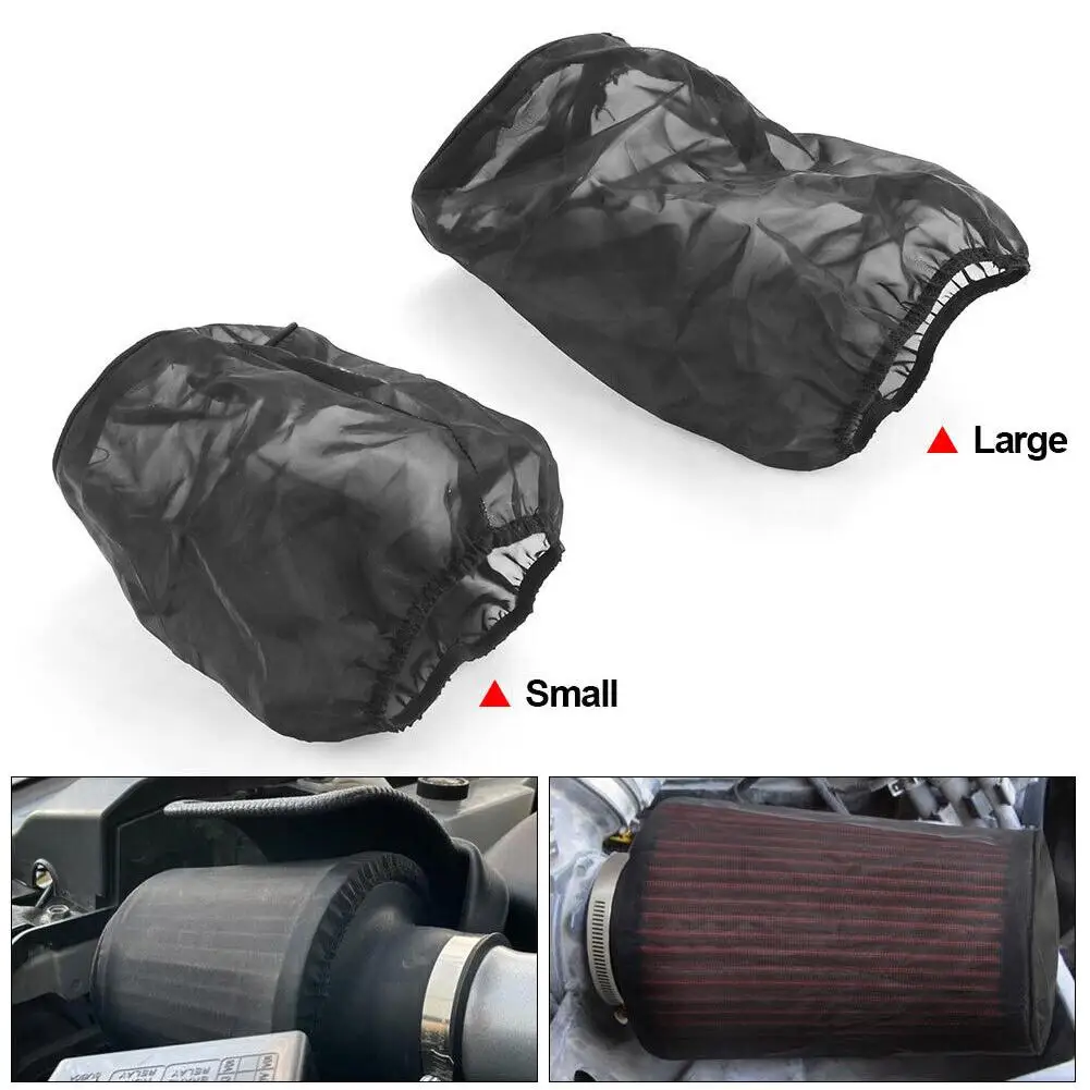 

Universal Car Air Filter Protective Cover Waterproof Oilproof Dustproof for High Flow Air Intake Filters Air Filter Cover 1 V1P6