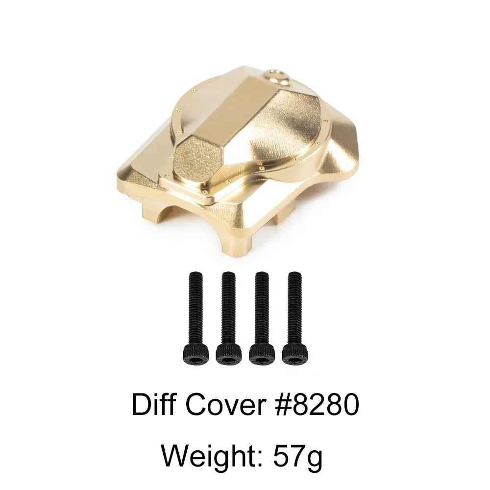 Boîtier D'essieu En Laiton Pour Contre-poids TRX4 Boîtier D'essieu