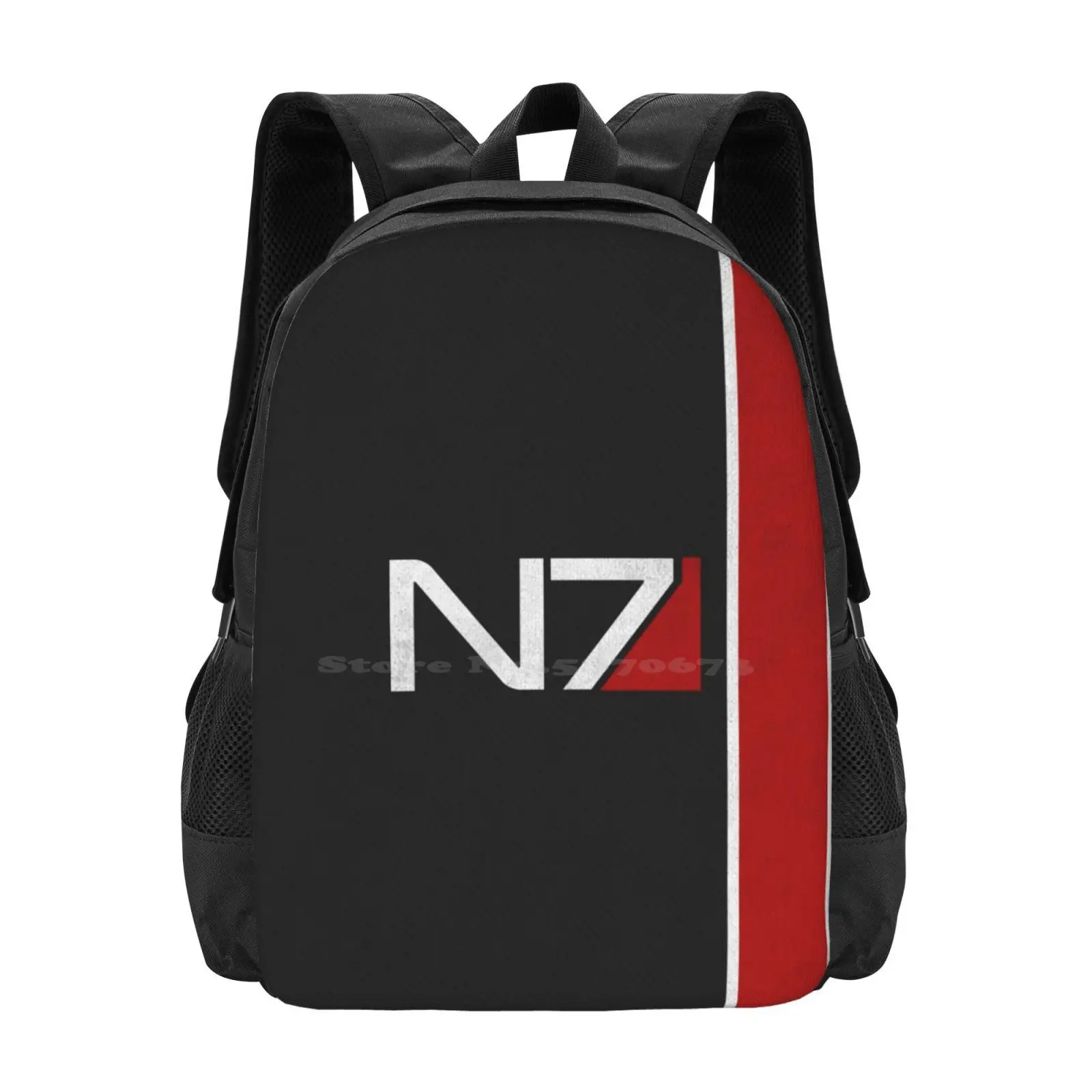 N7 Iconic Design Borse Da Scuola Per Ragazze Adolescenti Borse Da Viaggio Per Laptop N7 Giochi Con Effetti Di Massa Gaming Andromeda