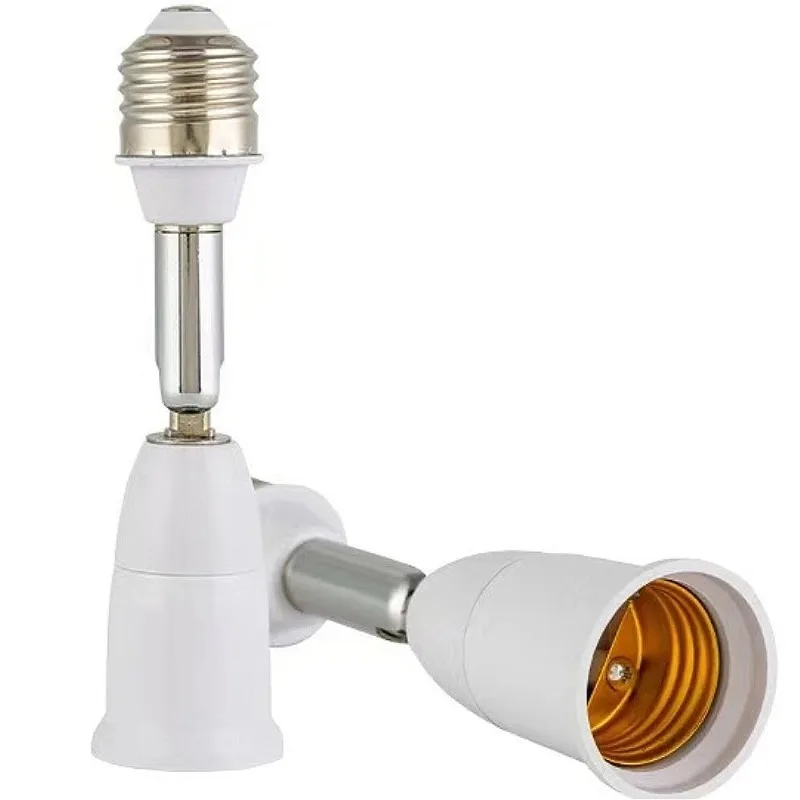 LED Light Bulb E27 Socket Flexible Extension Adapter Converter Wall Base Holder Screw Extension Cord for Lamp Holder