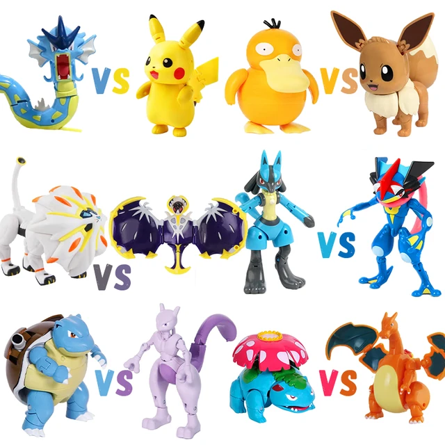 Solgaleo Lunala Charizard Venusaur Blastoise Necrozma Silvally Pokemon  Anime Cartoon Action Figures Collection Model Toy