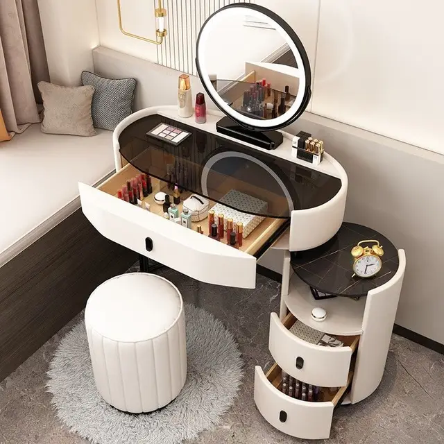LED Vanity Dresser Table - Modern Bedroom Furnitures