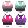 Sports Bra High Stretch Breathable Top Fitness Women Padded for Running Yoga Gym Seamless Crop Bra Gradient Sport Bra 5