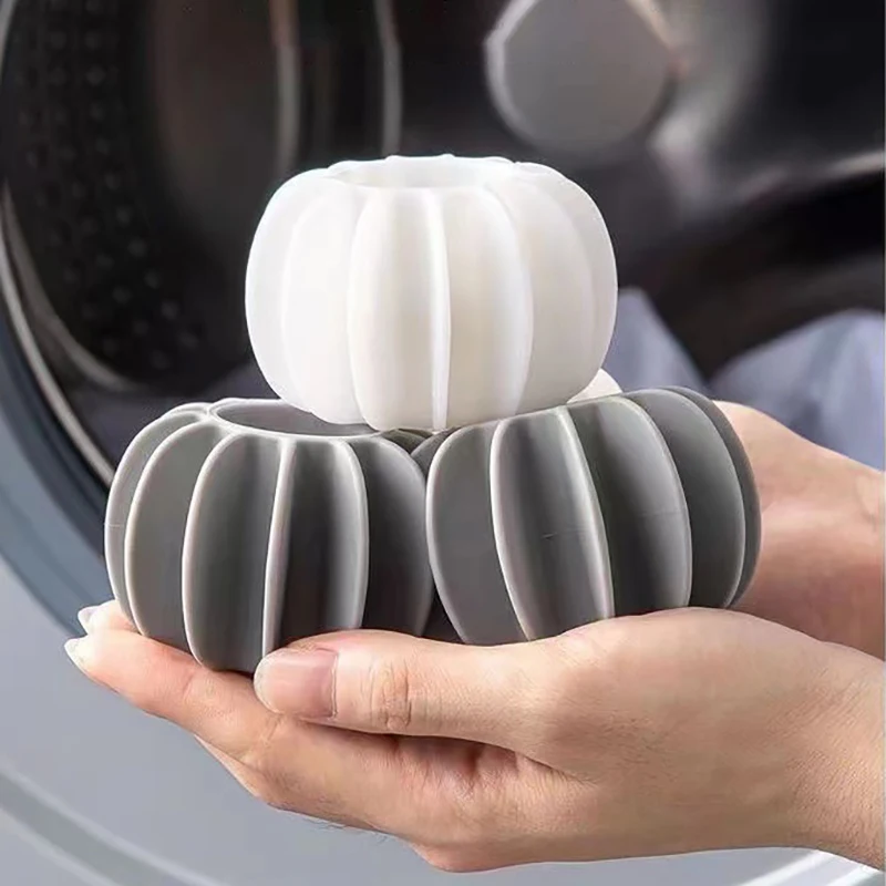 3/5/10pcs Laundry Ball Reusable Clothes Hair Cleaning Tool Anti-Tangle Suitable for Washing Machine Silicone Steam Dryer Balls