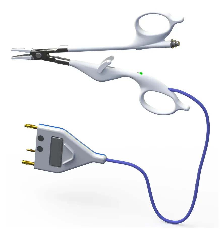 

ligasure instrument ligasure vessel sealing forceps ligasure Small jaw curved tip with inner blade and suction system tube