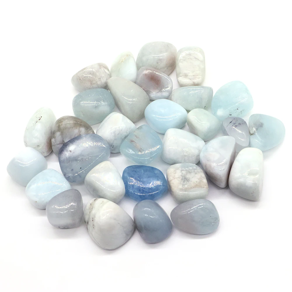 Natural Aquamarine Quartz Crystals And Healing Stones Tumbled Bulk Gem Mineral Specimen Gemstone Home Aquarium Decoration