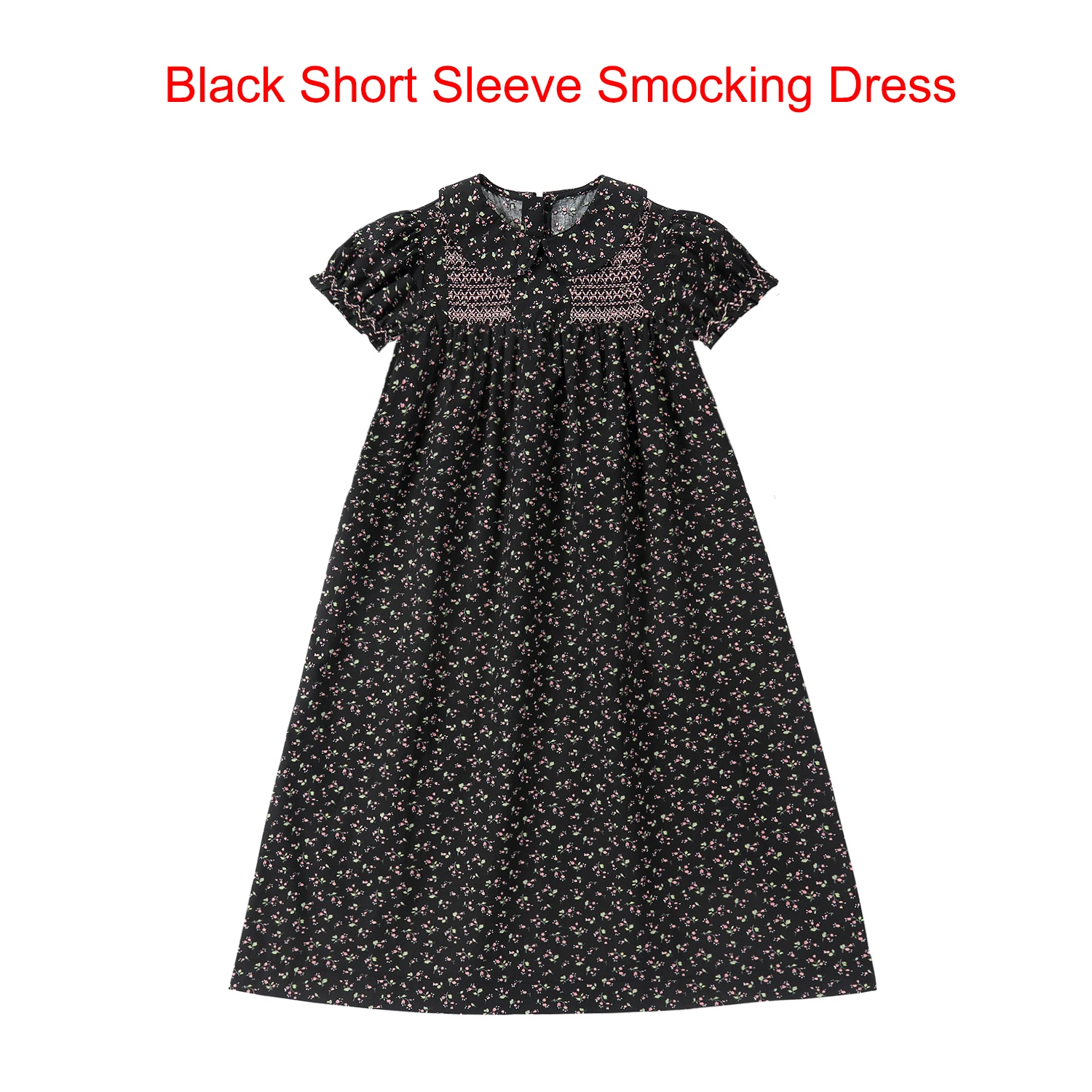 Short Black Smock