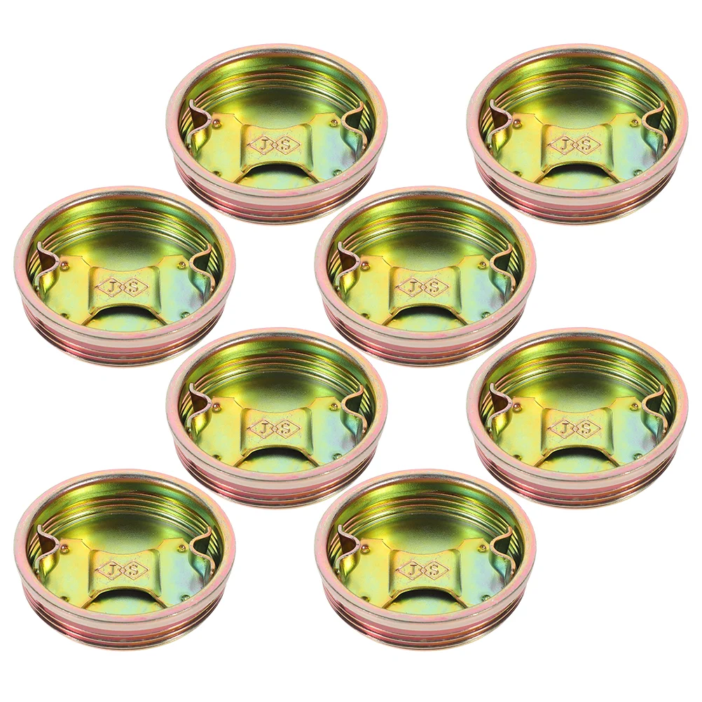 8 Pcs Drum Cover Water Plug Drums Sealing Plugs Oil Bung Caps Metal Barrel
