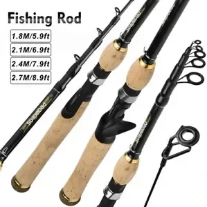 

Bait Casting Lure Carbon Ultralight Travel Pole Telescopic Spinning Fishing Rod