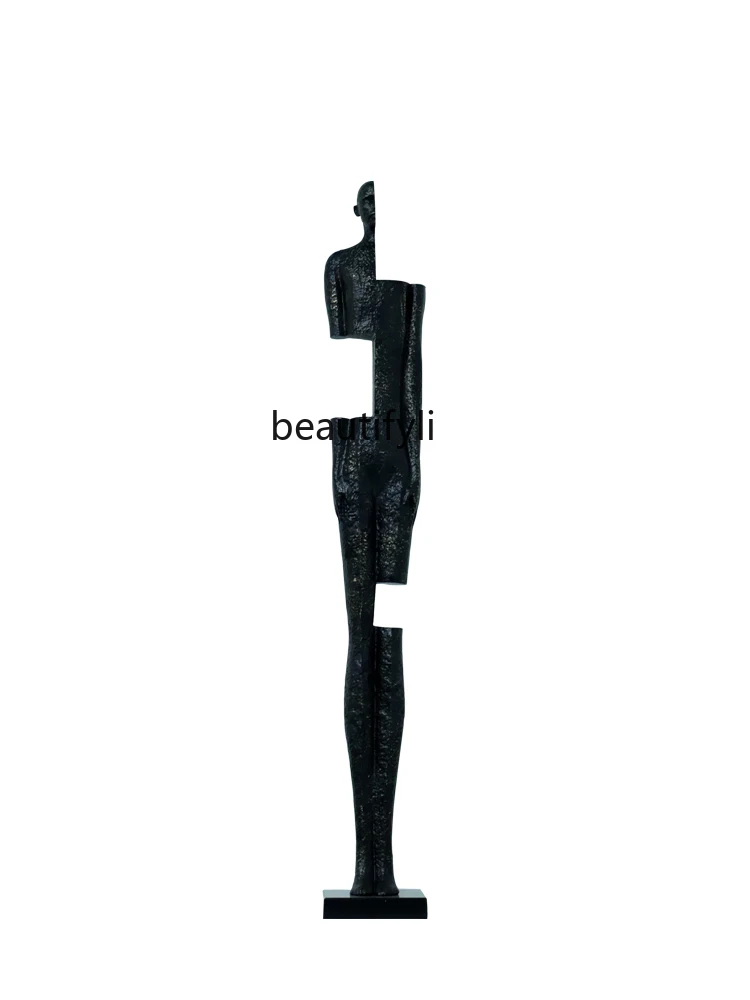 

Modern Abstract Metal Figure Sculptured Ornaments Decoration Sales Department Hotel Hallway Living Room Decorations