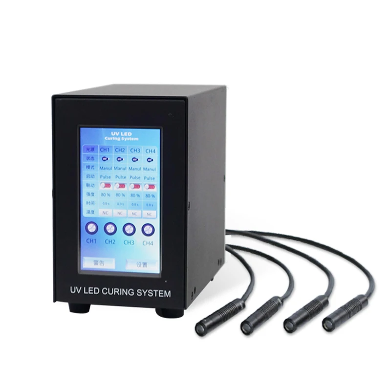 UV Ultra Violet Spot Curing System LED Spot Type UV Curing Machine 4-Channel