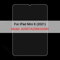 Premium HD Tempered Glass Screen Protector for iPad - Ultra - Clear Protective Film (Mini 6)