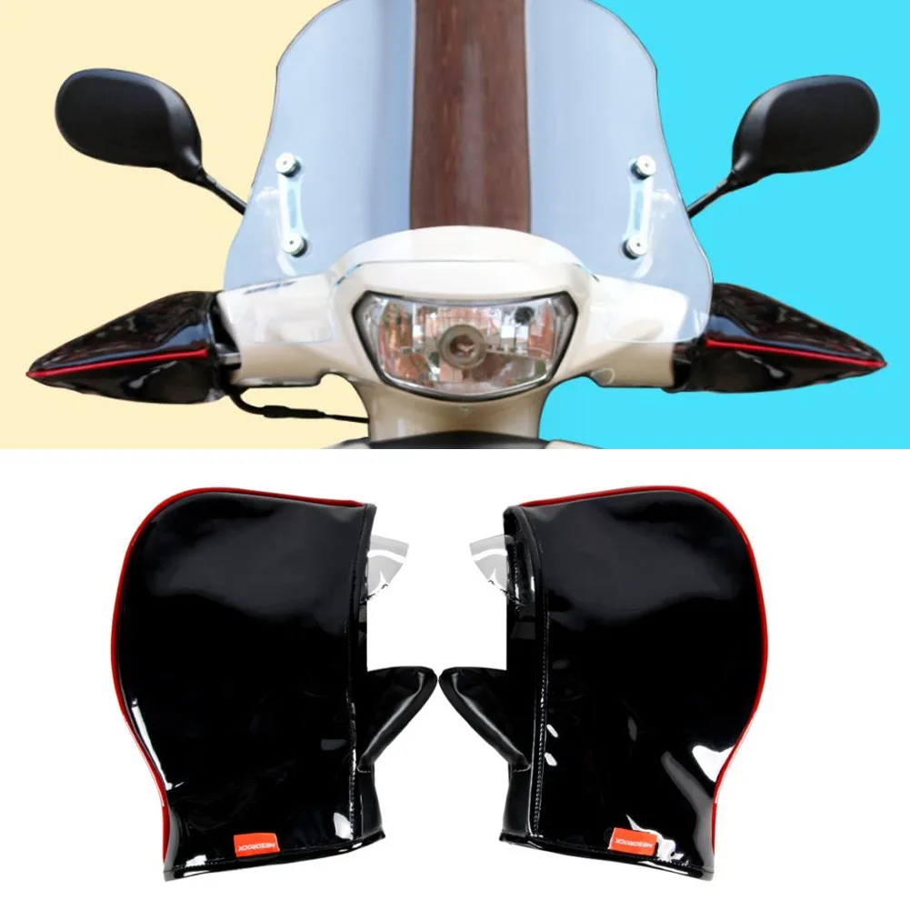 

Motorcycle Handlebar Gloves Muff For Cold Weather Waterproof Riding Mittens Hand Warmer Protectors Covers Handguards Accessories