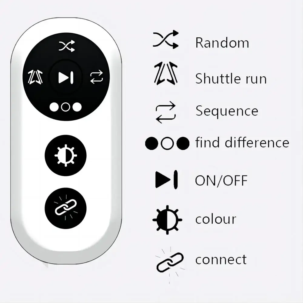 Response agility training light, children's physical fitness training, remote control to control light operation 2
