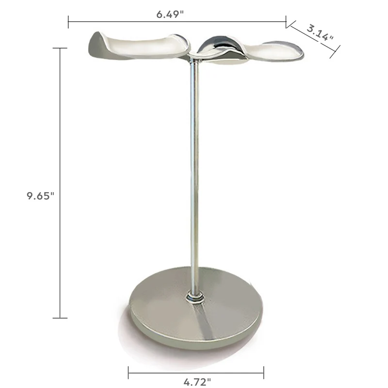 Universal Headphone Stand Detachable Headset Hanger Metal ABS Double Side Headphones Bracket Display Shelf with Anti-slip Pad