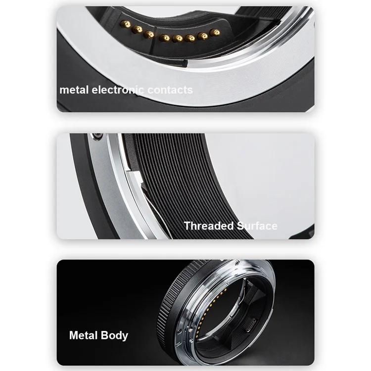 VILTROX EF-GFX Pro Auto Focus Lens Mount Adapter Ring for EF/EF-S Lens to Fuji