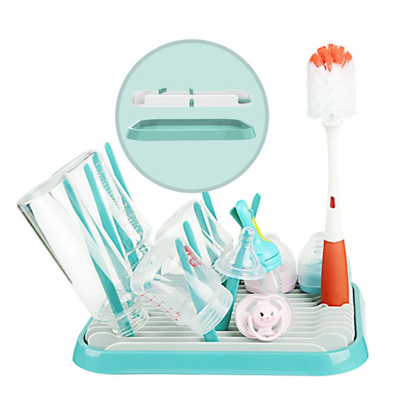 Baby bottle drying rack Foldable portable milk dryer
