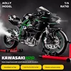 Big Size Gift Box Simulation 1:6 Kawasaki H2R Alloy Racing Motorcycle Collection Diecast Spray Motorbike Model Gift for Man Boy 2