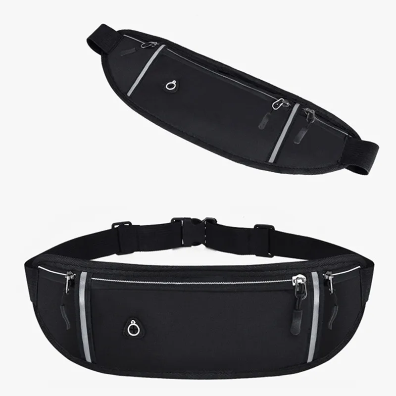 Laufgürteltasche, leicht, wasserdicht, reflektierender Streifen, Hüfttasche, Fitnessstudio, Sport, Laufen, Hüfttasche, verstellbarer elastischer Riemen – Detail 5