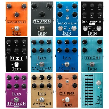 아이린 일렉트릭 기타 이펙트 페달, ZIP AMP TAUREN UZI 미국 AC 톤, 캘리포니아 브리티시 익스트림 맥시엄 밴드 컨트롤러