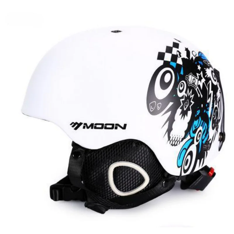 

Лыжный шлем для мужчин и женщин, лыжное Защитное снаряжение для одной доски и двойной доски, для спорта на открытом воздухе, лыжный шлем MOON