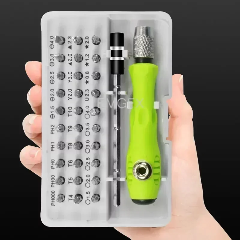 Hot 32 In 1 정밀 드라이버 세트 미니 자기 Multitool 드라이버 비트 키트 전화 IPad 카메라 스타 육각 핸드 툴 수리