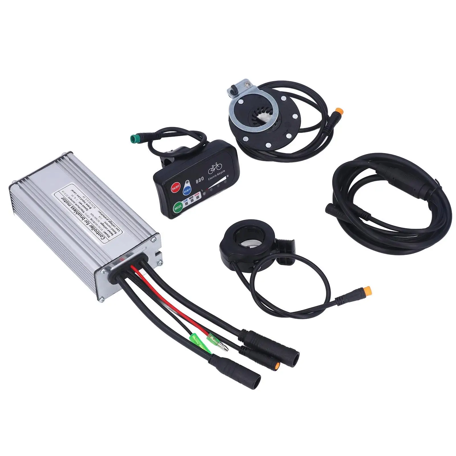for 500w Brushless Electric Bike Conversion Kit-36V/48V Motor Controller with Excellent Heat Dissipation