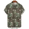 Coconut Tree Shirt For Men3d Printed Men's Hawaiian Beach Short Sleeve Casual Tops Tee Shirts Man Clothing Blouse Camisa 1